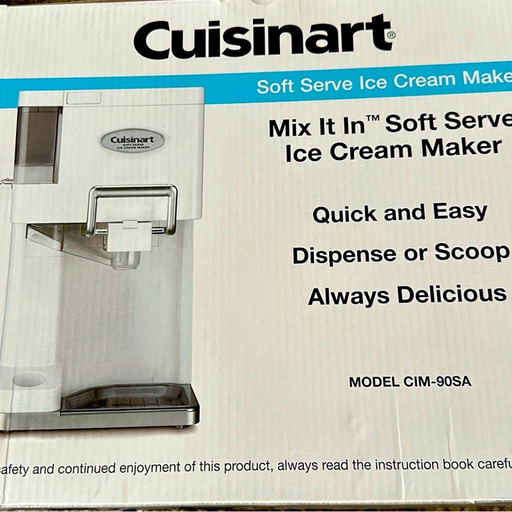 Cuisinart Soft Serve Ice Cream Maker